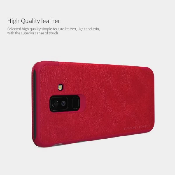 کیف چرمی نیلکین سامسونگ Samsung Galaxy A6 Plus 2018 Nillkin Qin Leather