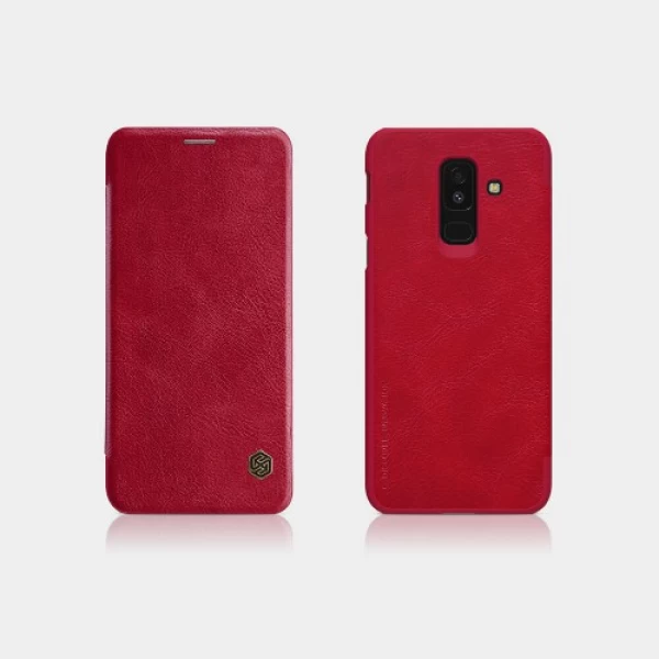 کیف چرمی نیلکین سامسونگ Samsung Galaxy A6 Plus 2018 Nillkin Qin Leather