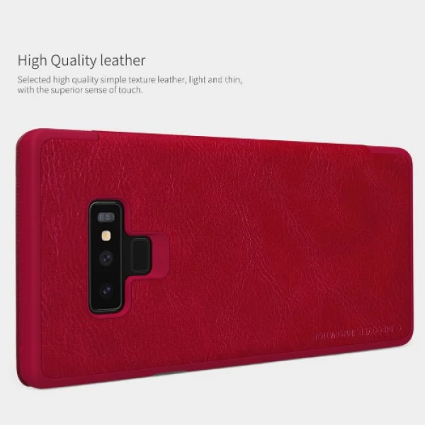 کیف چرمی نیلکین سامسونگ Samsung Galaxy Note 9 Nillkin Qin Leather Case