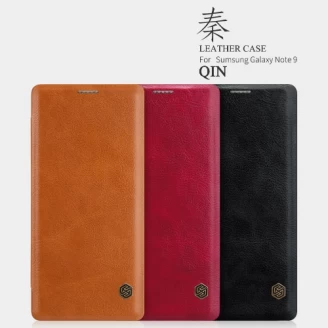 کیف چرمی نیلکین سامسونگ Samsung Galaxy Note 9 Nillkin Qin Leather Case