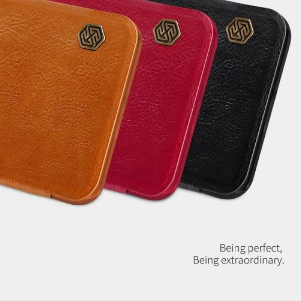 کیف چرمی نیلکین شیائومی Xiaomi Mi8 / Mi 8 Nillkin Qin Leather Case