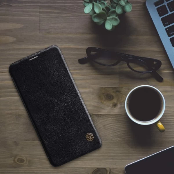 کیف چرمی نیلکین شیائومی Xiaomi Mi8 / Mi 8 Nillkin Qin Leather Case