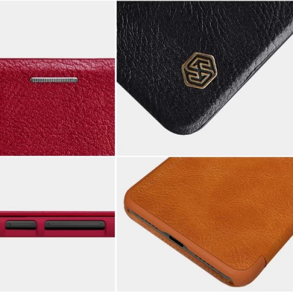 کیف چرمی نیلکین شیائومی Xiaomi Mi8 / Mi 8 Nillkin Qin Leather Case