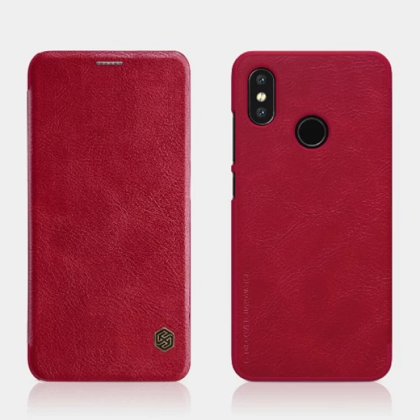 کیف چرمی نیلکین شیائومی Xiaomi Mi8 / Mi 8 Nillkin Qin Leather Case