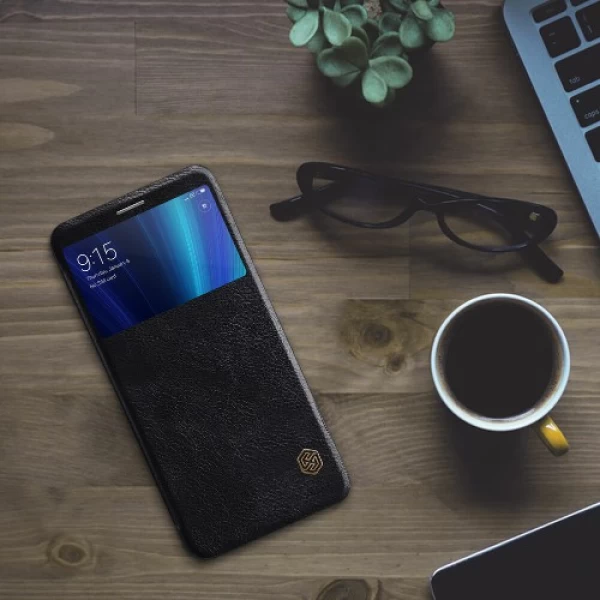کیف چرمی هوشمند نیلکین شیائومی Xiaomi Mi A2 / Mi 6x Nillkin Qin Leather Case