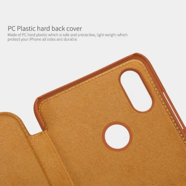 کیف چرمی هوشمند نیلکین شیائومی Xiaomi Mi A2 / Mi 6x Nillkin Qin Leather Case