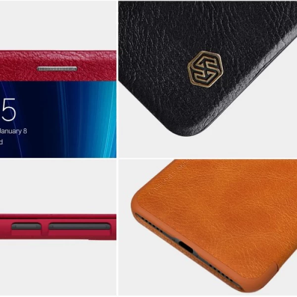 کیف چرمی هوشمند نیلکین شیائومی Xiaomi Mi A2 / Mi 6x Nillkin Qin Leather Case
