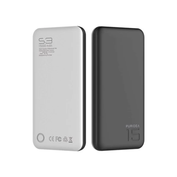 پاوربانک و شارژر همراه 15000 میلی آمپر پوریدا Puridea S3 Power Bank