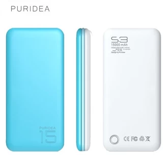 پاوربانک و شارژر همراه 15000 میلی آمپر پوریدا Puridea S3 Power Bank