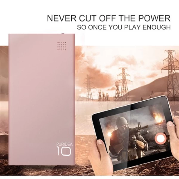 پاوربانک و شارژر همراه 10000 میلی آمپر پوریدا Puridea S6 Power Bank