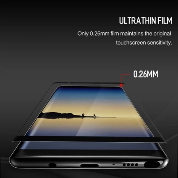 محافظ صفحه نمایش شیشه ای راک سامسونگ Rock 3D Glass Samsung Galaxy Note 8