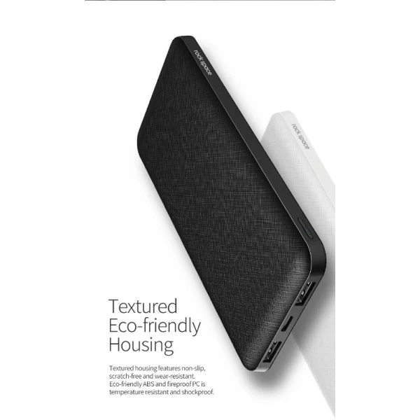 پاوربانک 10000 میلی آمپر راک اسپیس Rock Space P46