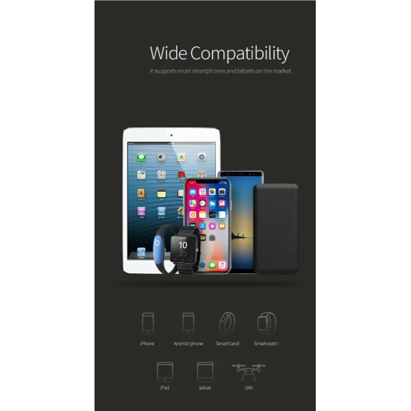 پاوربانک 10000 میلی آمپر راک اسپیس Rock Space P46