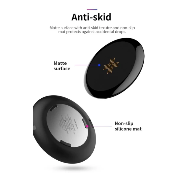 شارژر وایرلس راک اسپیس Rock Space W9 Quick Wireless Charger