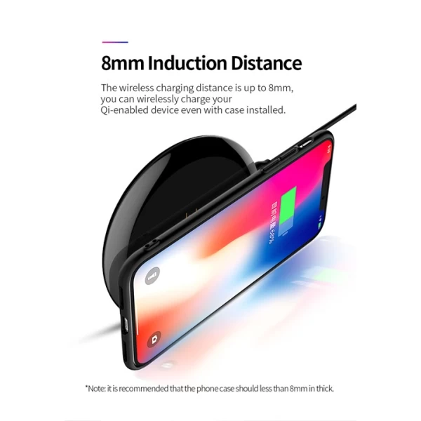 شارژر وایرلس راک اسپیس Rock Space W9 Quick Wireless Charger