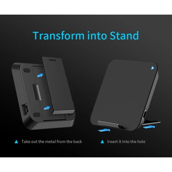 شارژر وایرلس راک اسپیس Rock Space W6 Quick Wireless Charger