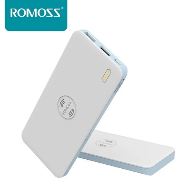 پاوربانک وایرلس 5000 میلی آمپر روموس Romoss WS05 Wireless Charger