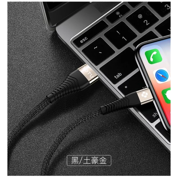 کابل لایتنینگ 120 سانتی متری توتو TOTU BLA-031 Armour Data Cable