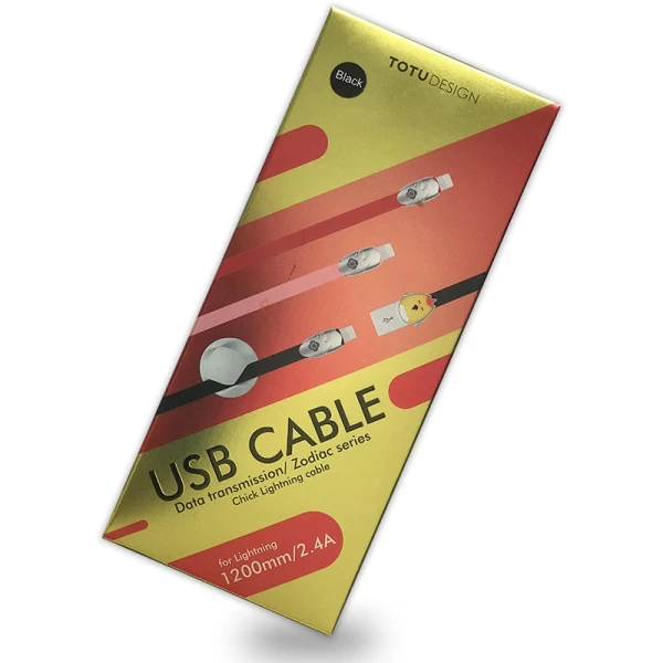 کابل لایتنینگ 120 سانتی متری طرح جوجه توتو TOTU LI07 Chick Cable