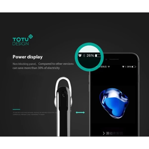 هندزفری بلوتوث تک گوش توتو TOTU U Business Bluetooth Earphone