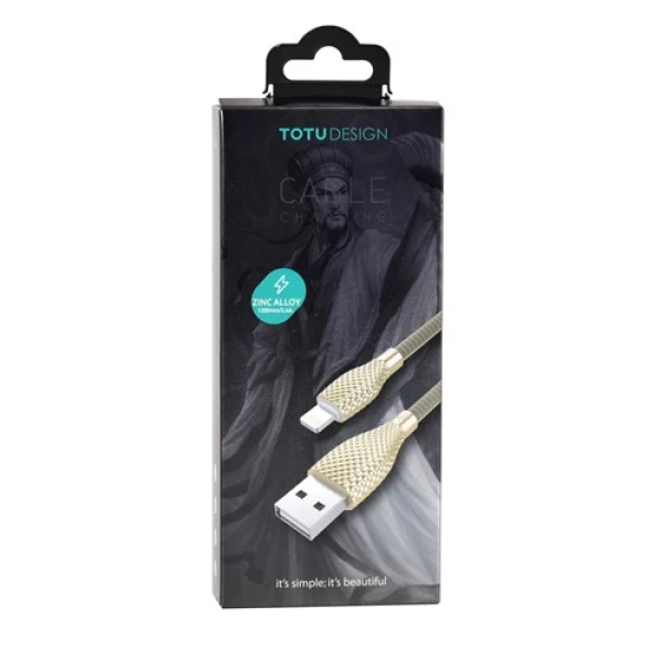 کابل شارژ لایتنینگ 120 سانتی متری طرح اژدها توتو Totu Li15 Dragon