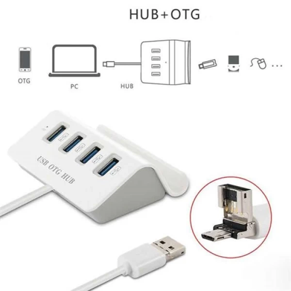 هاب OTG چهار پورت وریتی Verity H401