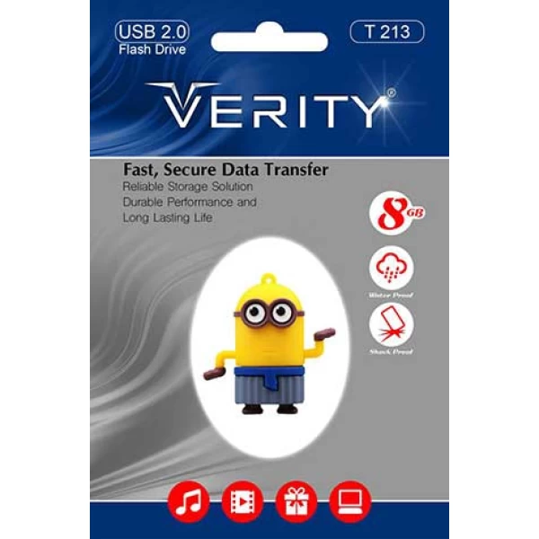 فلش مموری عروسکی 8 گیگابایت وریتی Verity T213