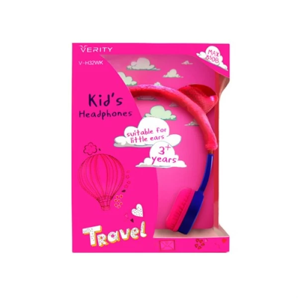 هدفون سیم دار وریتی Verity V-H32WK Kids Headphone طرح بچگانه
