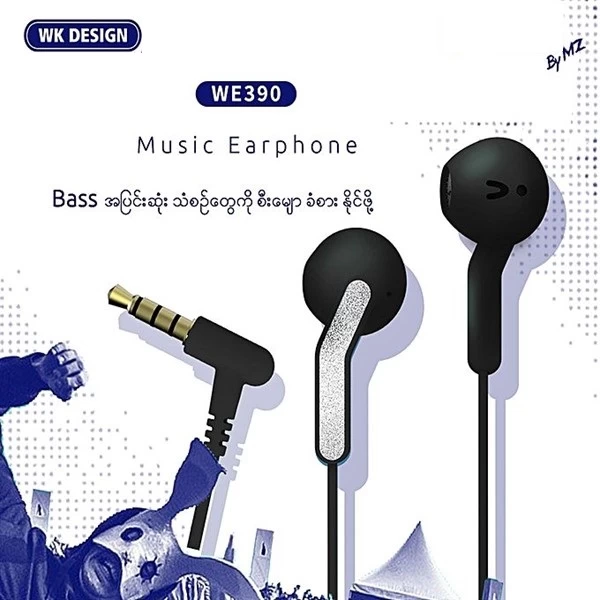 هندزفری طرح Earpod Apple دبلیو کی WK WE390 Stereo Sound handsfree