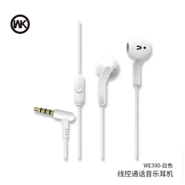 هندزفری طرح Earpod Apple دبلیو کی WK WE390 Stereo Sound handsfree