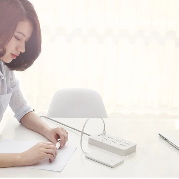 شش راهی برق USB دار شیائومی Xiaomi Mi NRB4009CN Power Strip