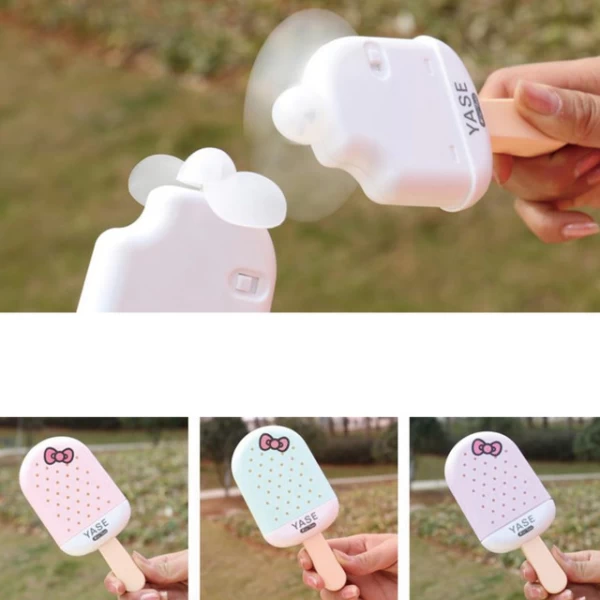 پنکه دستی فانتزی طرح بستنی YASE ice cream Mini Fan
