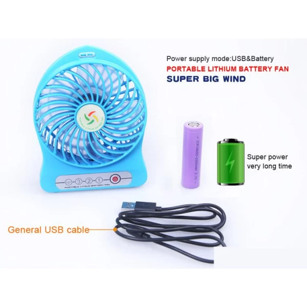 پنکه رومیزی شارژی ZDL Portable Fan