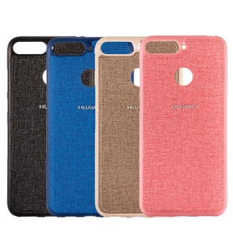 قاب طرح پارچه ای مناسب Huawei Y7 Prime 2018 / Honor 7C