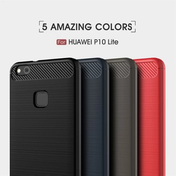 قاب فیبر کربنی هواوی Huawei P10 Lite Fiber Carbon Rugged Armor