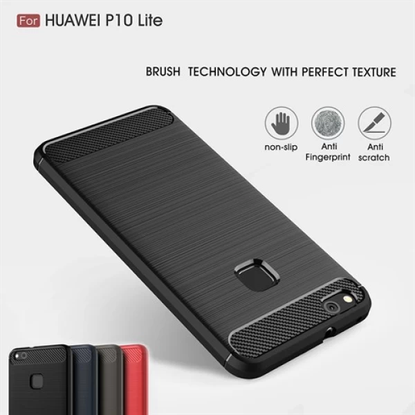 قاب فیبر کربنی هواوی Huawei P10 Lite Fiber Carbon Rugged Armor