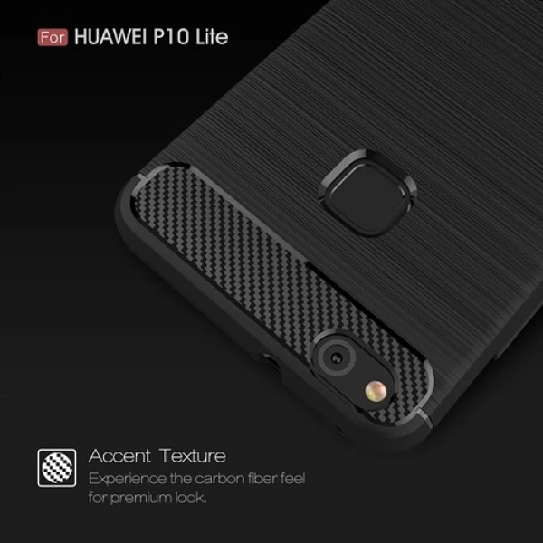 قاب فیبر کربنی هواوی Huawei P10 Lite Fiber Carbon Rugged Armor