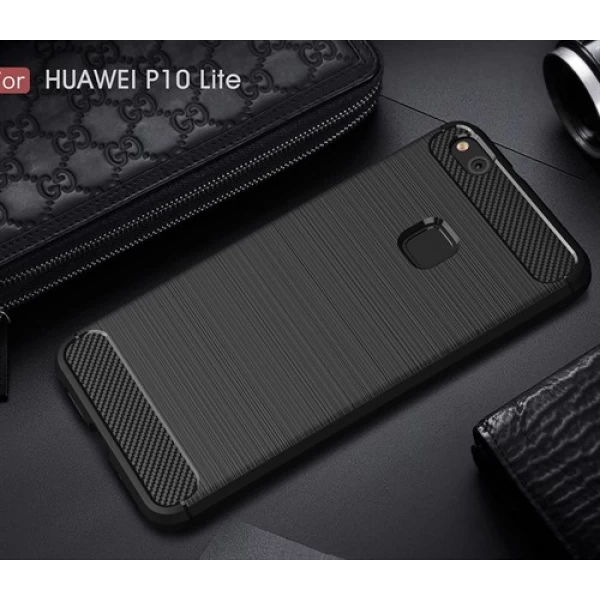 قاب فیبر کربنی هواوی Huawei P10 Lite Fiber Carbon Rugged Armor