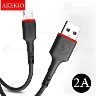 کابل میکرو یو اس بی آککیو AKEKIO Storm طول 1 متر با توان 2 آمپر
