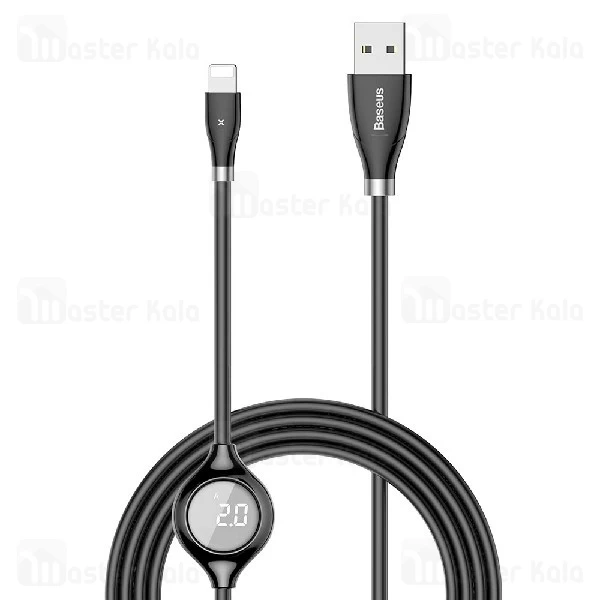 کابل لایتنینگ بیسوس Baseus Big Eye Digital display CALEYE-01 دارای نمایشگر دیجیتال