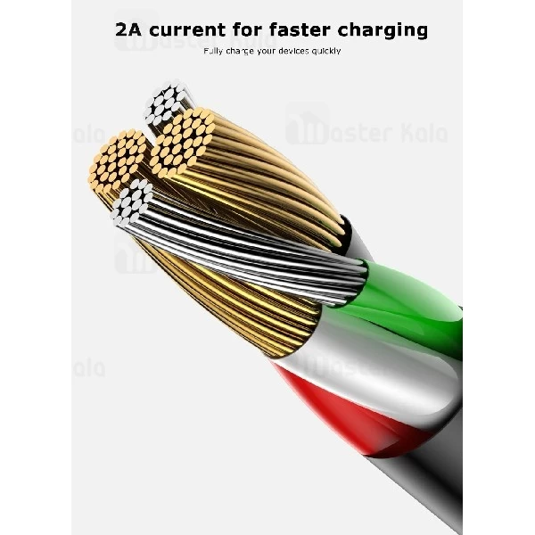 کابل لایتنینگ بیسوس Baseus Big Eye Digital display CALEYE-01 دارای نمایشگر دیجیتال