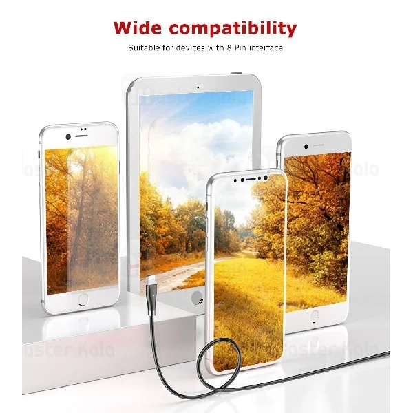 کابل لایتنینگ بیسوس Baseus Big Eye Digital display CALEYE-01 دارای نمایشگر دیجیتال