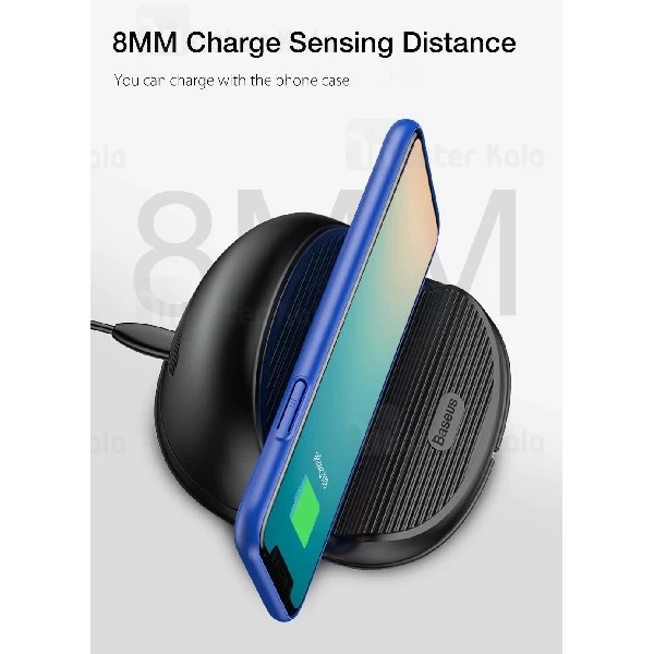 شارژر وایرلس بیسوس Baseus Silicone Horizontal Desktop WXHSG-01 توان 10 وات