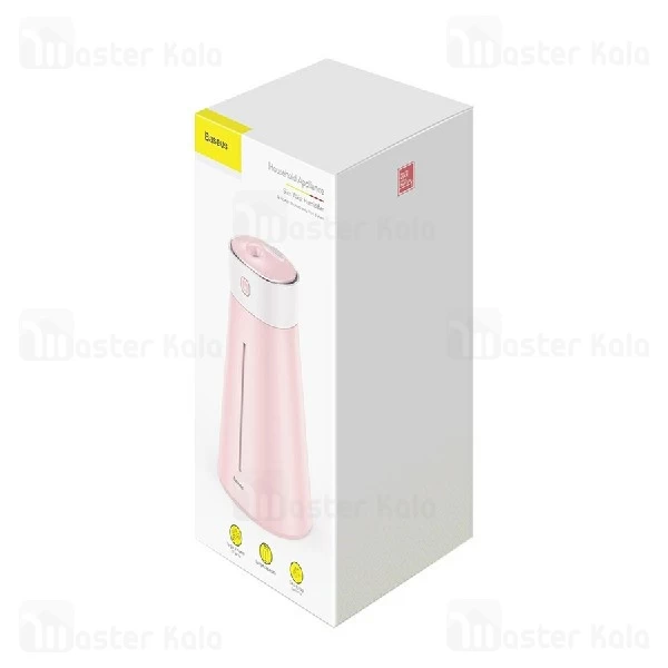دستگاه بخور سرد Baseus Slim Waist Humidifier DHMY-B02 مجهز به پنکه و چراغ LED