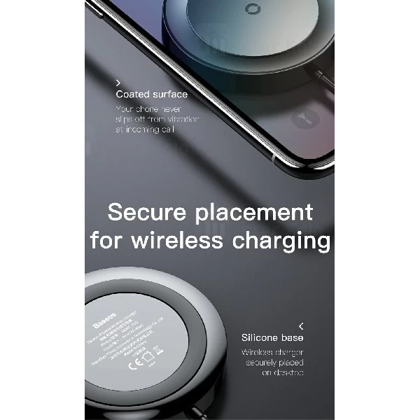 کابل و شارژر وایرلس بیسوس Baseus iP Cable Wireless Charger WXCA-01 توان 5 وات