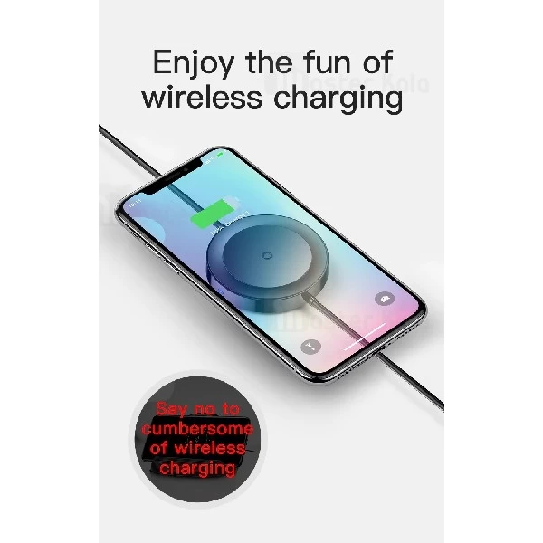 کابل و شارژر وایرلس بیسوس Baseus iP Cable Wireless Charger WXCA-01 توان 5 وات