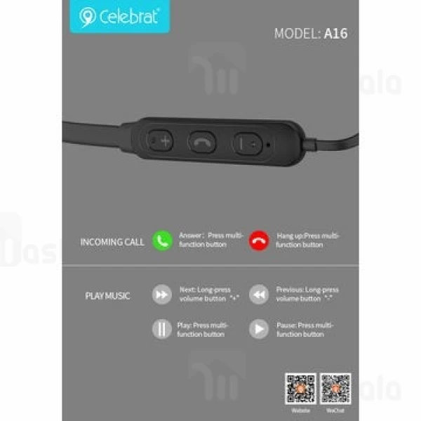 هندزفری بلوتوث Yison Celebrat A16 Sport Earphone طراحی گردنی و مگنتی