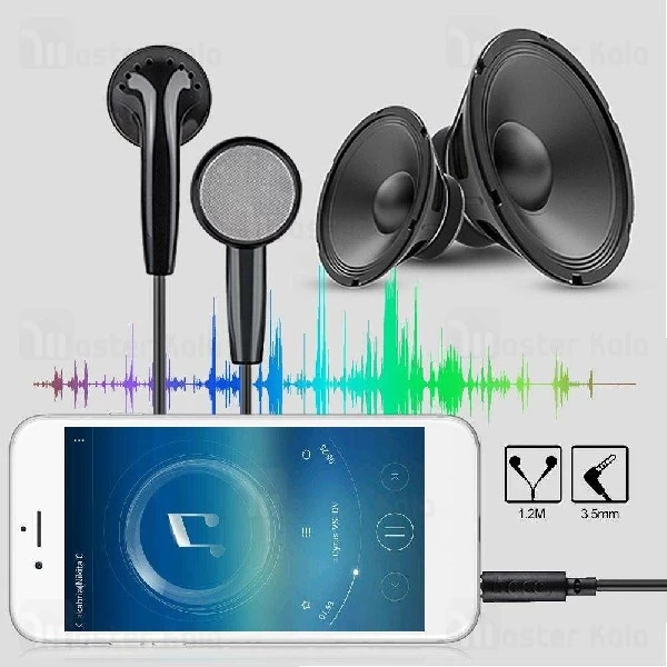 هندزفری سیمی تک گوش هوکو Hoco M17 Wired Earphone ساختار تو گوشی
