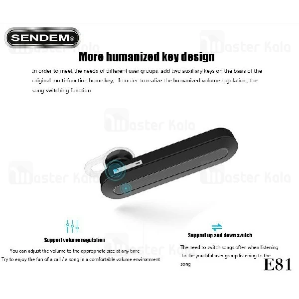 هندزفری بلوتوث تک گوش Sendem E81 Wireless Earphone