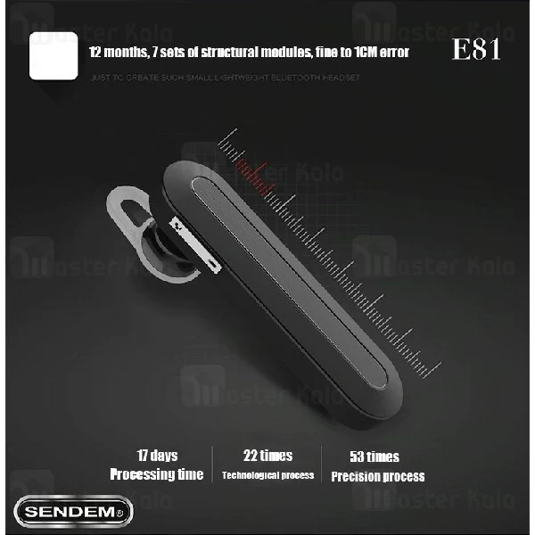هندزفری بلوتوث تک گوش Sendem E81 Wireless Earphone